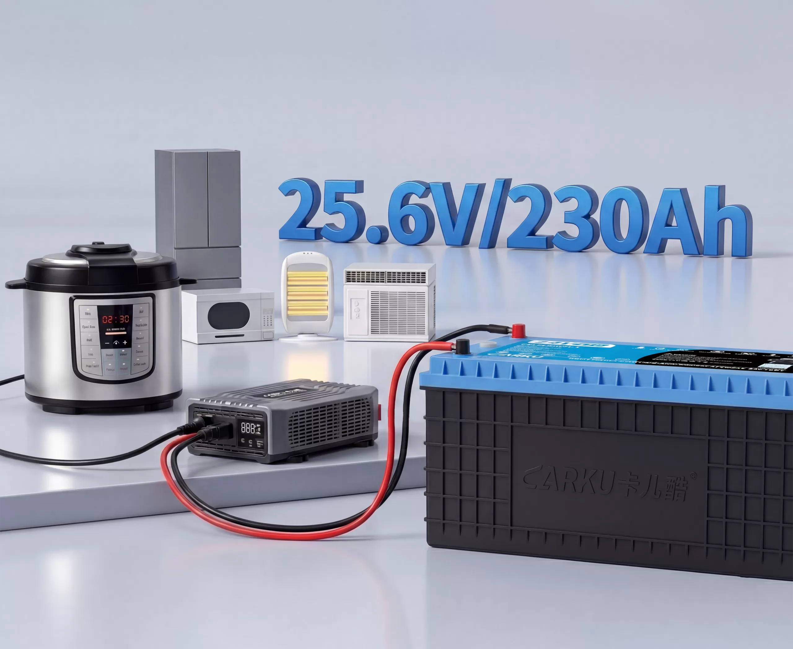Dual-purpose battery for truck start and onboard power